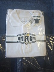 Galaxy Boys School Uniform Set Size 6 White Polo Shirt & Navy Pants Short Sleeve