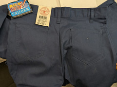 Official BSA Cub Scout Uniform Blue Pants size 14 Waist 27 x 32″ NWT Poly Cotton