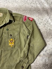 True Vintage Boy Scouts Denver Colorado Rare Patch Outdoor USA Uniform Shirt
