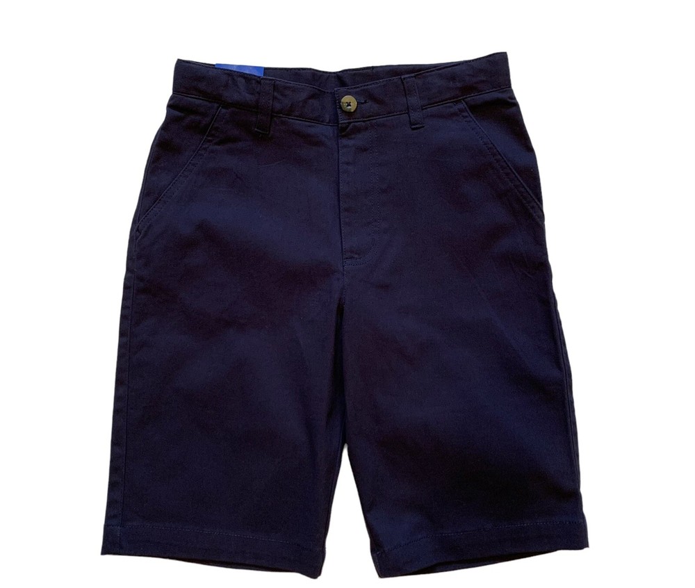 French Toast Boy’s Size 14 Blue Adjustable Waist School Uniform Bermuda Shorts