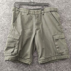 Boy Scouts of America Green Canvas Cargo Convertible Uniform Shorts Youth 20