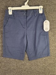 Set Of 2 Wonder Nation Boys Youth Shorts Navy Blue School Uniform Navy Size: 12