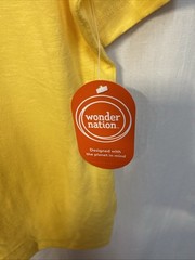 Wonder Nation Boys Short Sleeve Polo Shirt Daffodil Yellow Size XL (14-16)
