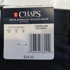 Boys Chaps Navy blue shorts approved schoolwear size 4 reg brand new NWT $24.00