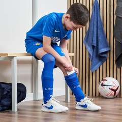 Lion Sportswear Elite Match Soccer Leg Sleeves for Kids – Cut One Size, Black