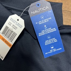 Nautica Boys Short Sleeve Performance School Uniform Polo Shirt – NEW Navy Small
