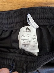 YOUTH ADIDAS UNIFORM Soccer .com Blue And Black Size 9/10 S