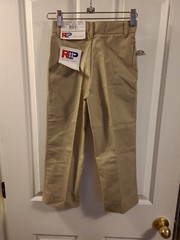 NWT Royal Park School Uniform Pants – Size 6 (23×19) Khaki Adjustable Waist