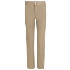 Real School Boys School Uniform 5-Pocket Stretch Slim Pants Sizes 30 Beige