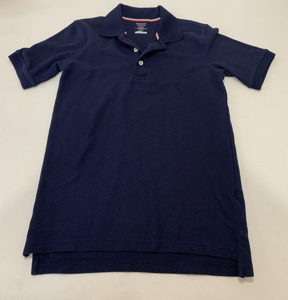 French Toast Boy’s Polo Navy Blue Size L