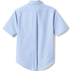 School Uniform Boys Short Sleeve Oxford Dress Shirt – Size 10 – Blue