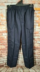 BNWT Boys Sz 12 LW Reid Navy Blue Elastic Waist Cargo Side Pocket School Pants