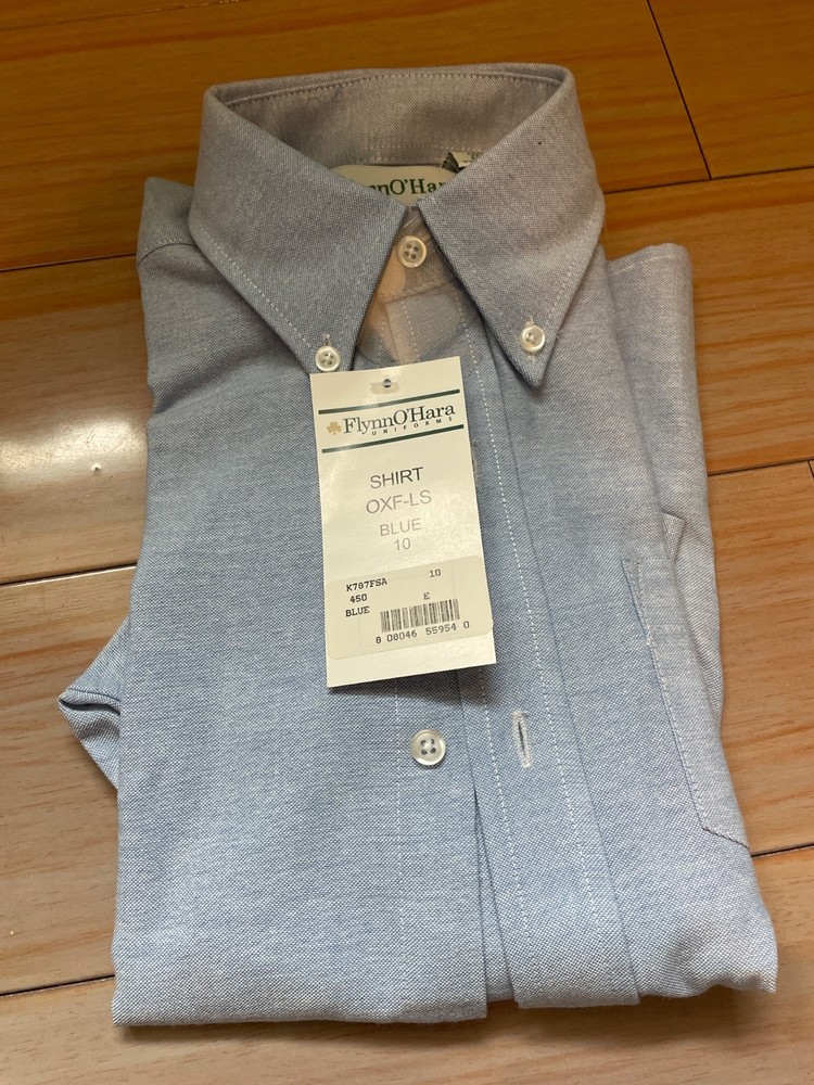 Size 10 LONG Sleeve Success Academy SA FlynnO’Hara button down shirt