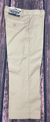 Galaxy Beige Khaki School Uniform / Casual Dress Pants Boys Sz 4 NWT