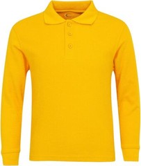 Premium Boy’s Long Sleeve Polo Shirts with Stain Guard Polo Shirts for Boy’s