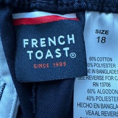 Boys French Toast Shorts 18 School Uniform Navy Elastic Waist 12″ Inseam New
