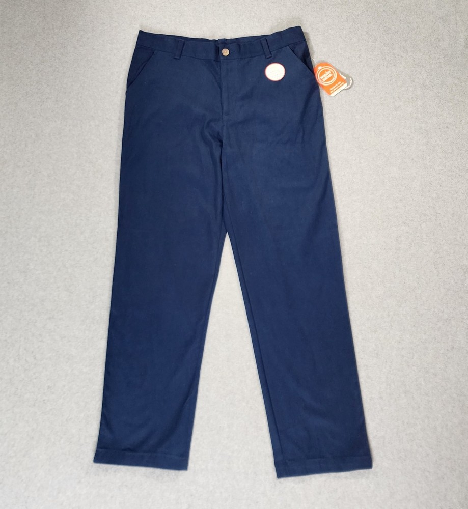 NWT Wonder Nation School Uniform Pants Size 16 Husky Blue Cove Adjust Waist