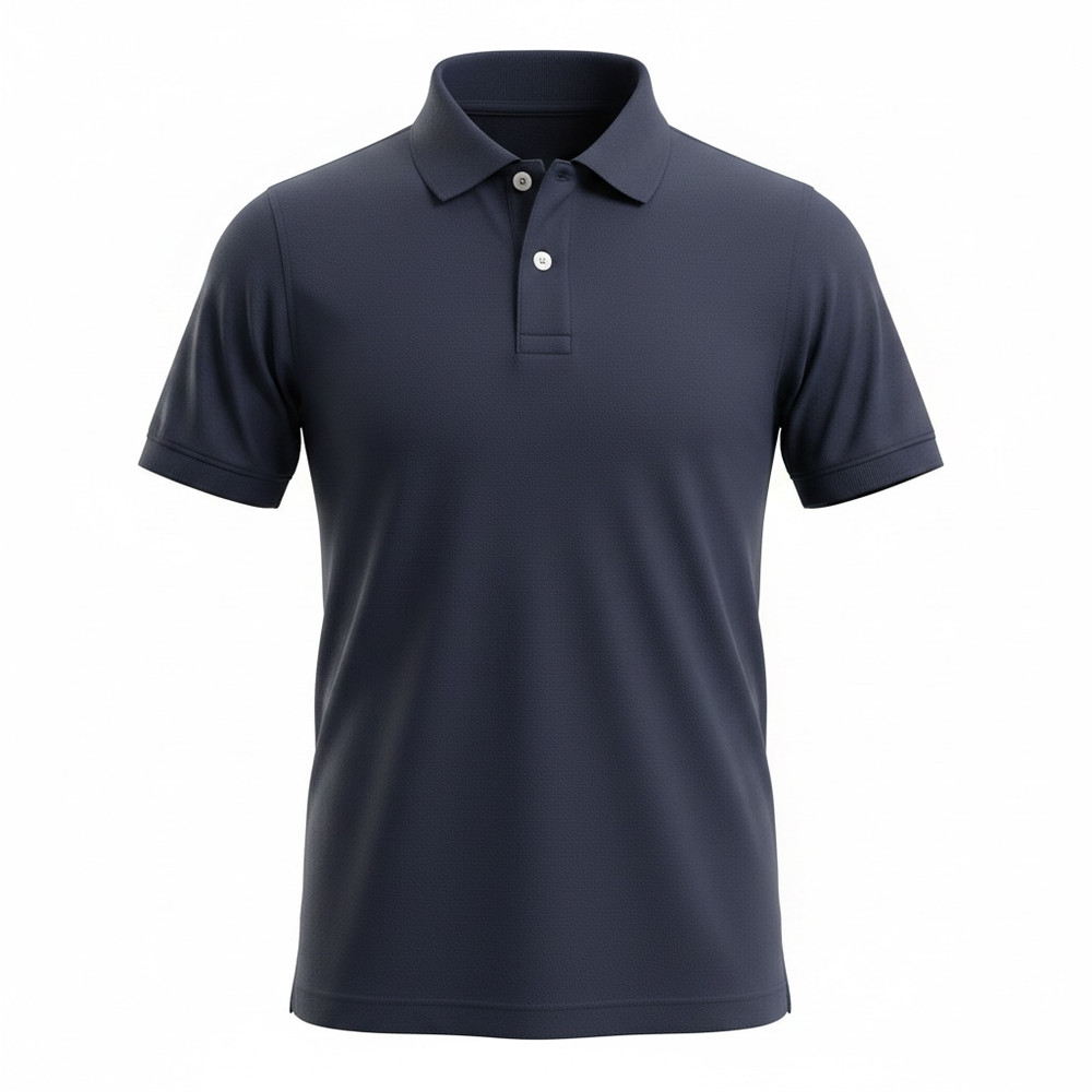 Cat And Jack Navy Blue Cotton Blend Polo School Uniform Boys Size Medium