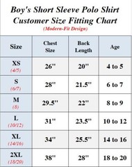 3-Pack Boys School Uniform Short Sleeve Pique Polo Shirts Summer Colors (XS-2XL)