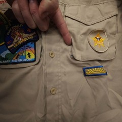 Boy Scouts Of America Youth Medium Uniform Shirt Tan Vented Microfiber Hiking