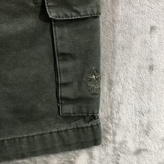 vtg Boy Scouts of America Cargo Shorts Youth 18 Green Uniform Canvas Hiking BSA