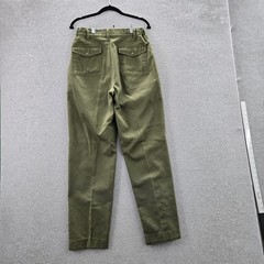 Boy Scouts Of America Boy Pants 10 Green Cargo Twill Uniform Button