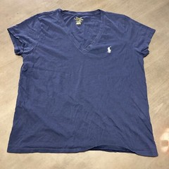 POLO Ralph Lauren Boys Dark Navy Blue T Shirt Size Large School Uniform