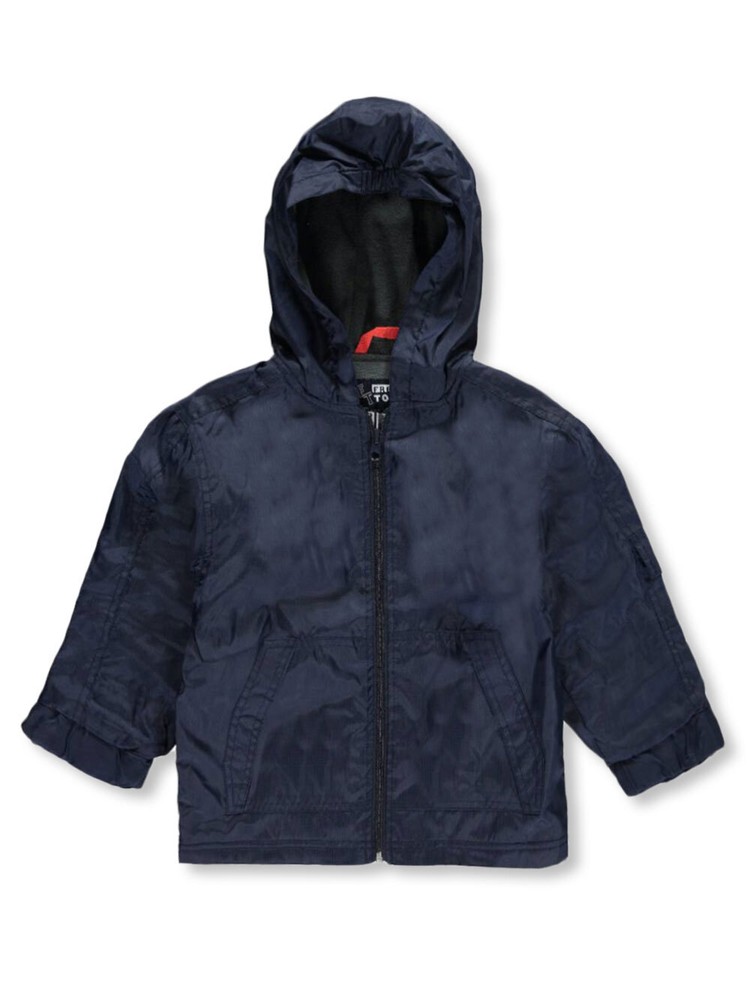 French Toast Little Boys’ “”Pocket Grid”” Rain Jacket (Sizes 4 – 7)