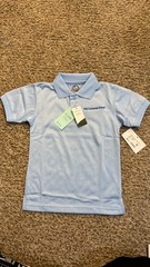 Lot of 3 Ibiley NSU University School Uniform Polo Shirts Youth Size 6/7 Blue NW