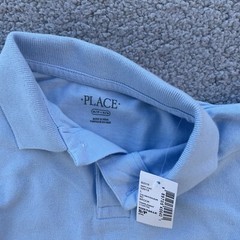Old Navy Boy’s Blue Short Sleeve School Uniform Polo Shirt Size S (5-6)