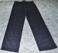 Boys Navy Blue Uniform Pants Size 18 Straight Leg School EUC