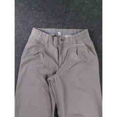 Chaps Pants Boys 14 Regular Khaki Pleated Classic Preppy Approved Schoolwear