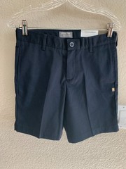 Dennis Uniform Boys Irvington Flat Front Walkshorts Navy Size 10H NWT