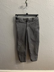 Lands End Shorts Boys Size 7 Gray Pants School Uniform Elastic Waist
