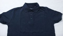 Galaxy By Harvic Boy’s S/S School Uniform Polo Shirt EJ2 Navy Blue Size 7 NWT