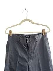 Lands End Boys Sz 18 (14-15 YRS) Gray Chino Pants 31Wx30L” Iron Knee Blend #3852