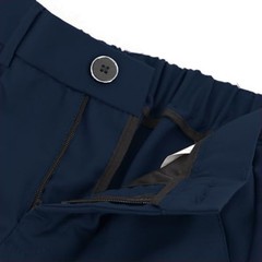 Boys School Uniform Pants Elastic Back Waistband Dress 9-10 Years Navy