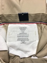 French Toast Uniform Shorts Khaki Boys Size 14 Husky NWT