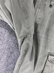 BOY SCOUTS Convertible Cargo Shorts Uniform Green Zip Off Youth Size 33 NO PANTS