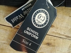 Boys Shorts Size 4 NEW Black Uniform Adjustable Waist Cambridge Classics