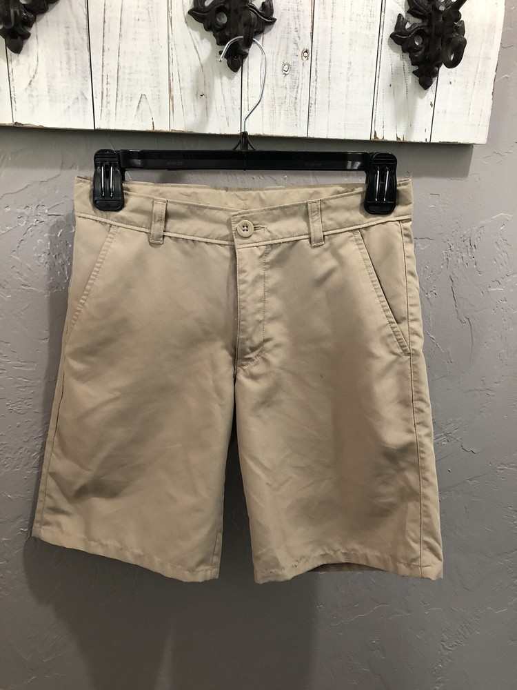 Nautica School Uniform Shorts Khaki Boys 12 Regular With Adjustable Waist