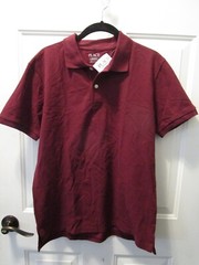 CHILDREN’S PLACE BOYS UNIFORM REDWOOD S/S POLO TOP SIZE XXL (16) HUSKY