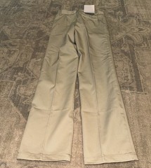 New French Toast Uniform Pants Youth Boys Sz 10 Slim Beige Adjustable Waist