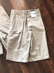 French Toast Uniform Khaki Boys Pull On Short Size 18 Lot of 2