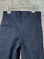 Boys A+ Fabrics School Uniform Pants Slim Front Pleated Blue Navy Size 6