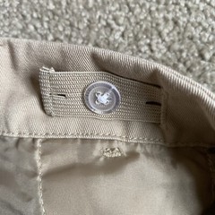 Boys Slazenger Size S Tan Dress Uniform Shorts Adjustable Waist