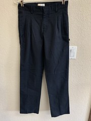Dennis Uniform Boys Blue Pleated Pants 071000 Size 12 (M27) (List $32)