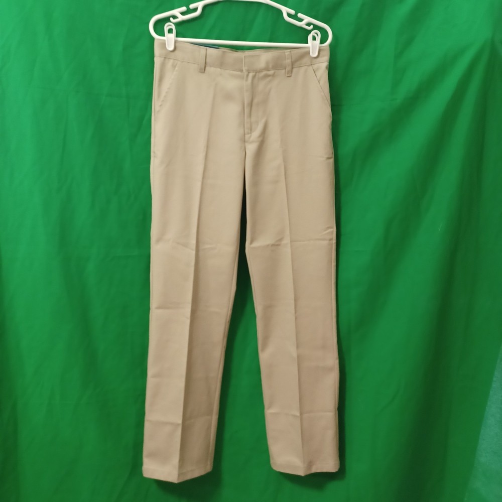 French Toast Boys Khaki Relaxed Fit School Uniform Pant Size 16 Adjustable Waist