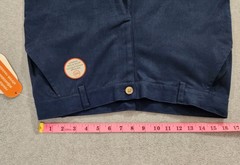 NWT Wonder Nation School Uniform Pants Size 16 Husky Blue Cove Adjust Waist