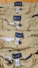 Boys school uniform Flax / Khaki size 10 husky Childrens place